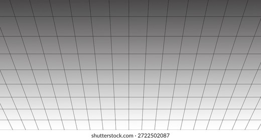 Paisaje de marco Abstractas. Cuadrícula de perspectiva de Vector. Malla 3D