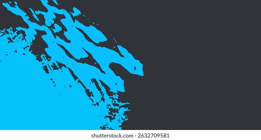 Abstrakter Rahmen in hellblauem Ton auf weißem Hintergrund. Sportliches Design im Grunge-Stil. Illustration für Sport, Leichtathletik, Training, Training, etc.