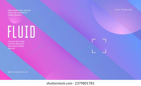 Abstract Frame. Light Business Poster. Purple Liquid Pattern. Vector Layout. Round Gradient Template. Geometric Ux. Curve Landing Page. Pink Abstract Frame