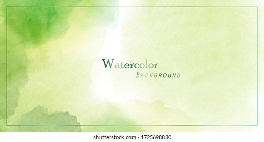 Abstract frame light surface of watercolor texture for banner background. Stain artistic vector used as being an element in the decorative design of header, brochure, poster, card, cover or banner.