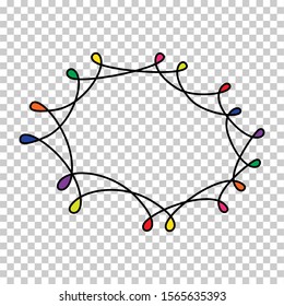 Abstract Frame with Line and Many Colors