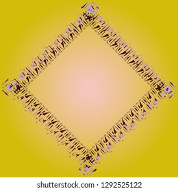 Abstract frame pattern - new trend background.