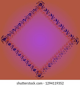 Abstract frame pattern - new trend background.