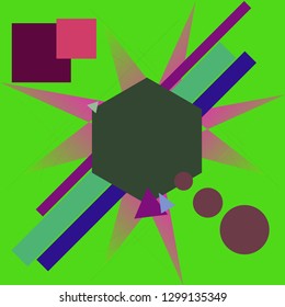 Abstract frame pattern - new trend background.