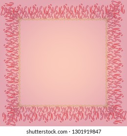 Abstract frame pattern - new trend background.