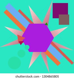 Abstract frame pattern - new trend background.