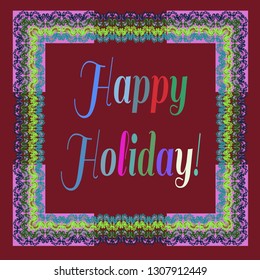 Abstract frame pattern - new trend background.