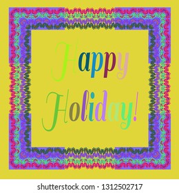 Abstract frame pattern - new trend background.