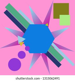 Abstract frame pattern - new trend background.