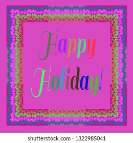 Abstract frame pattern - new trend background.