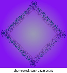 Abstract frame pattern - new trend background.