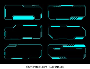 Abstract frame set technology future Interface Hud .