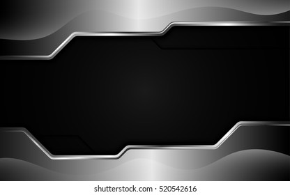 abstract frame silver metal steel pattern texture layout background