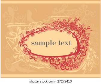 abstract frame with space for your text