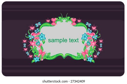 abstract frame with space for your text