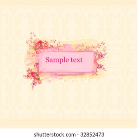 abstract frame with space for your text