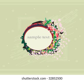 abstract frame with space for your text