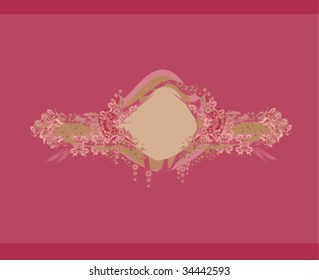 abstract frame with space for your text