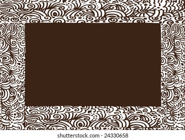 abstract frame for text