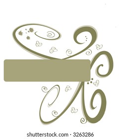 Abstract frame for text