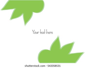 Abstract frame for text