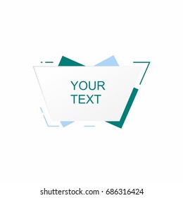 Abstract frame for text
