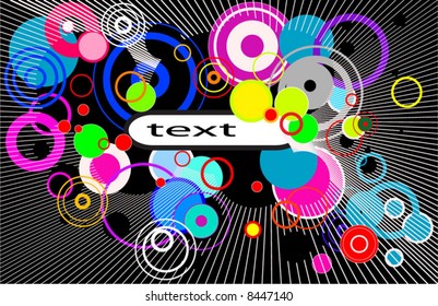 Abstract frame for a text