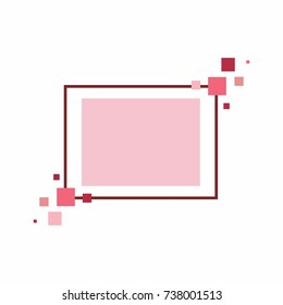 Abstract frame for text. Banner Template