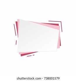 Abstract frame for text. Banner Template