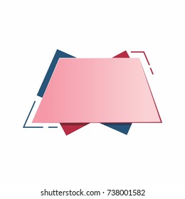 Abstract frame for text. Banner Template