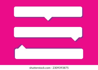 Abstract frame text set design vector, bubble text copy space design template, text box set design template file format eps for title text, lower third vector eps file
