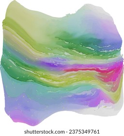 Marco abstracto para texto con fondo de acuarela que consiste en salpicaduras y trazos de pintura acuarela. 