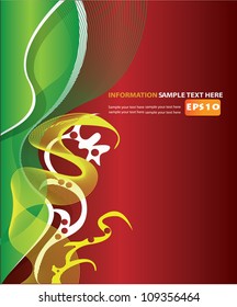 Abstract frame for text,Vector