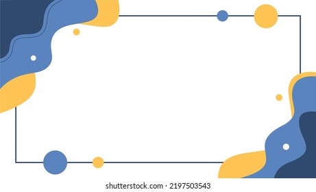 Abstract frame vector background. Simple Border Background. Suitable for various designs such as templates, posters, business cards, advertising designs and others