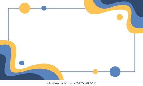 Abstract frame vector background. Simple Border Background. Suitable for various designs such as templates, posters, business cards, advertising designs and others