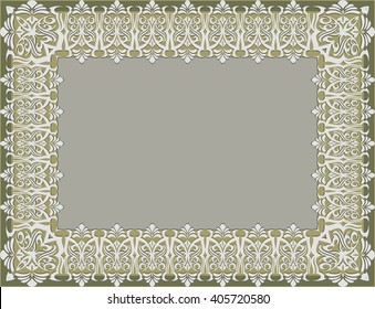 abstract frame vector beauty elements