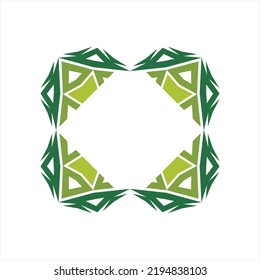 Abstract frame vector design illustration.Abstract geometry. nature concept