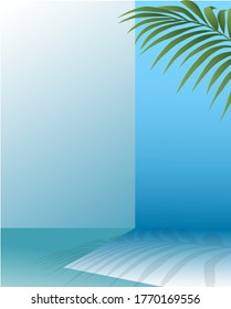 Abstract Frame Vector Design of Tropical Design 3d frame