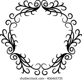 Abstract frame. Vector element for design. 