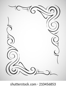 abstract frame. Vector illustration