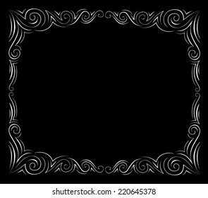 abstract frame. Vector illustration