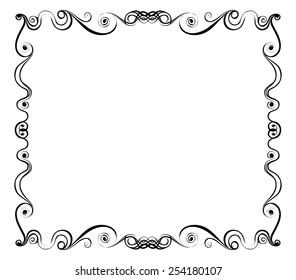 abstract frame. Vector illustration
