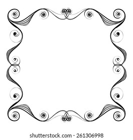 abstract frame. Vector illustration