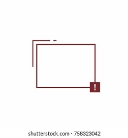 Abstract frame for your text. Banner template for advertising goods, internet resources and other