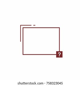 Abstract frame for your text. Banner template for advertising goods, internet resources and other
