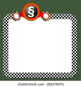 Abstract frame for your text and paragraph