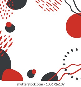 Abstract Frames Pattern, Vector illustration Background, Modern Art Graphics, Posters, Banners, Brochures with Place for Text. 