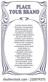 Abstract framework from the bound lines