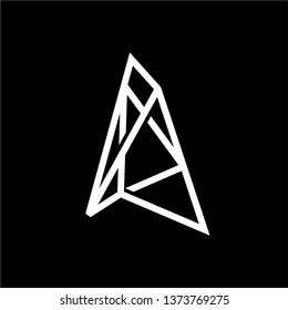 abstract framework logo design template . letter A logo design inspiration