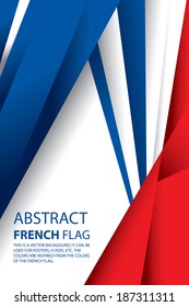 Abstract France, French Flag (vector Art)